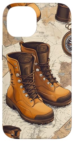 Wanderschuhe Adventure Hülle für iPhone 14 von Hiking Designs by Dennex