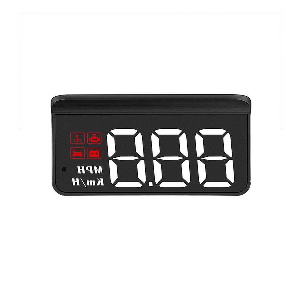 Hikity Uhrzeitanzeigeinstrumente Head up Display Auto HUD: Display OBD2, 3,5 Zoll Auto Tachometer von Hikity