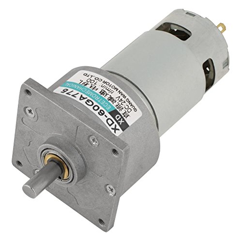 DC12V / 24V 35W Mini-DC-Getriebemotor , industrielle Automatisierung Getriebemotoren Metall Geschwindigkeit einstellbar großen Drehmoment Motor CW/CCW(24 V 100 U/min) von Hilitand