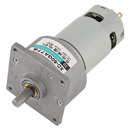 DC12V / 24V 35W Mini-DC-Getriebemotor Metall Geschwindigkeit einstellbar großen Drehmoment Motor CW/CCW(12 V 600 U/min) von Hilitand