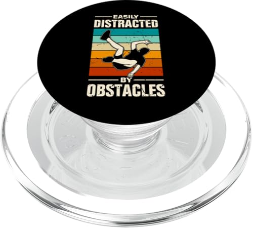 Witziger Parkour Spruch PopSockets PopGrip für MagSafe von Hindernisparcours Parkour Designs