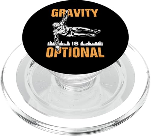 Witziger Parkour Spruch PopSockets PopGrip für MagSafe von Hindernisparcours Parkour Designs