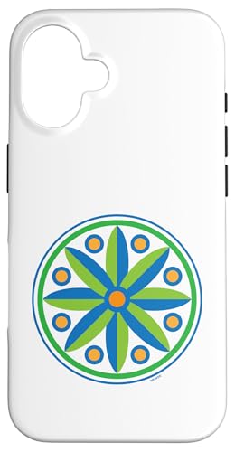 Edelweiss Pennsylvania Niederländische Fraktur Hex Scheunenstern Volkskunst Hülle für iPhone 16 von Hip Apparel