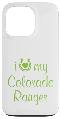 Ich liebe meinen Colorado Ranger Horse Equestrian Show Trainer Hülle für iPhone 13 Pro von Hip Apparel