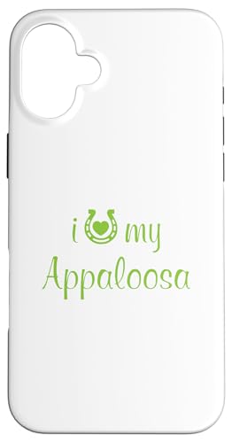 Reittrainer "I Love My Appaloosa" Hülle für iPhone 16 Plus von Hip Apparel