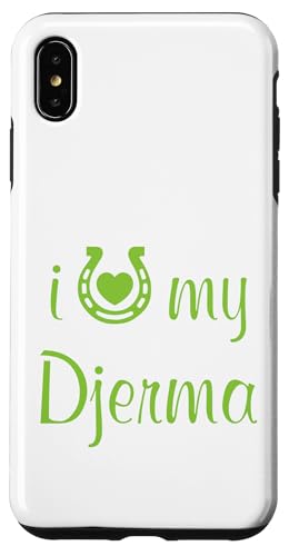 Reittrainer "I Love My Djerma" Hülle für iPhone XS Max von Hip Apparel