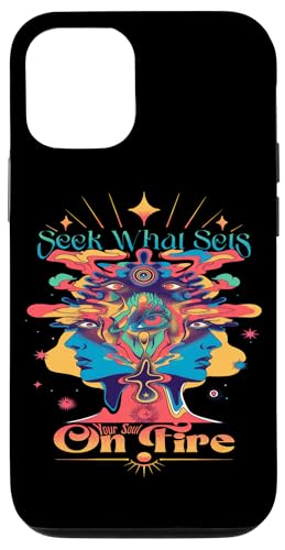 Hülle für iPhone 13 Pro Hippie Flower Peace Soul Love Happy von Hippie Flower Peace Soul Love Happy