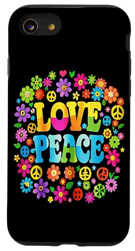 Hülle für iPhone SE (2020) / 7 / 8 Hippie Flower Peace Soul Love Happy von Hippie Flower Peace Soul Love Happy