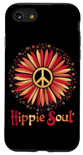 Hülle für iPhone SE (2020) / 7 / 8 Hippie Flower Peace Soul Love Happy von Hippie Flower Peace Soul Love Happy