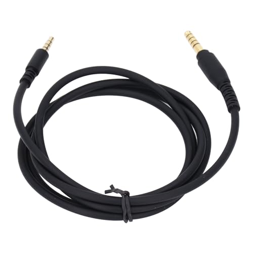 Hiraith Kopfhörer-Soundkabel, 1,3 Meter OFC-Ersatzkabel für ATH-GL3 ATH-GDL3 Headset, Vergoldeter 3,5-mm-Stecker, kein Verheddern mit Verschleißfestem Material von Hiraith