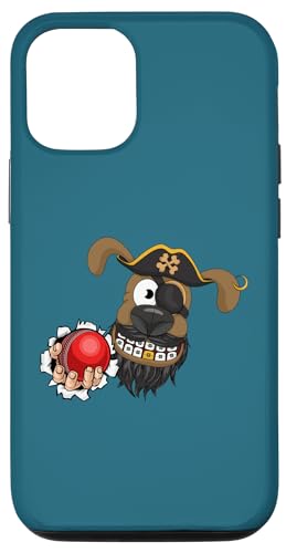 Hülle für iPhone 14 Pro Piraten Cricket & Base Ball Caribbean Cruise Funny Dog von Hiral Goswami