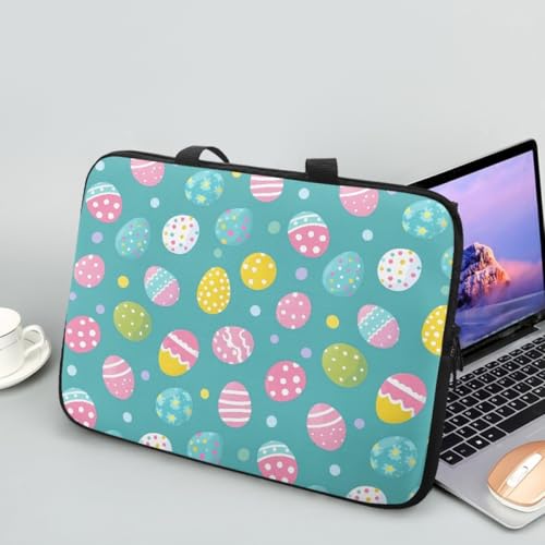 Hiseng Laptop-Taschen, Ostern Laptoptasche 10-17 Zoll Laptop Tasche Business Büro Arbeit Computertasche, Schlanke Notebook Tasche (12",H) von Hiseng