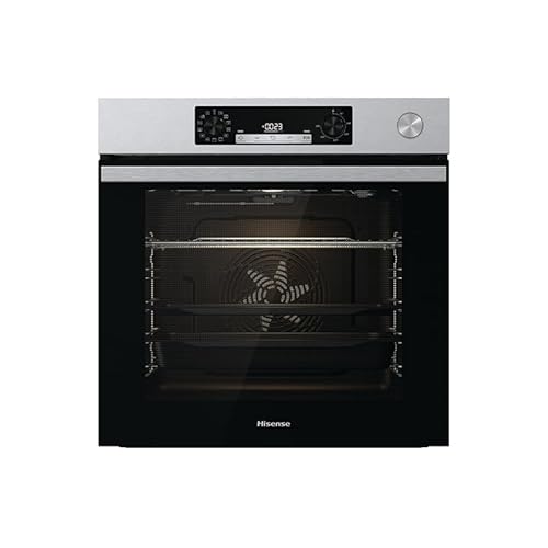 Hisense O66226AXS, Multifunktions-Heizofen mit Dampferzeuger, Hohlraum XXL 77L, Wasserreinigung, 13 Kochfunktionen, Dampfkombination, Pizzafunktion 300 °C Edelstahl von Hisense