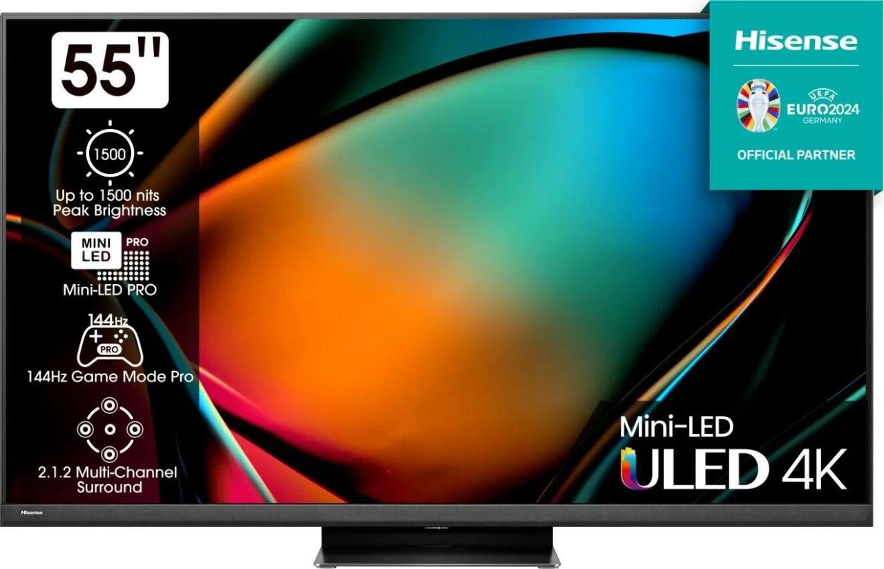 Hisense U8KQ ULED-Fernseher 140 cm (55"), 3840×2160 von Hisense