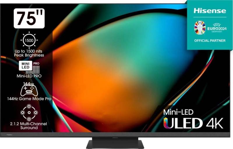 Hisense U8KQ ULED-Fernseher 191 cm (75"), 3840×2160 von Hisense