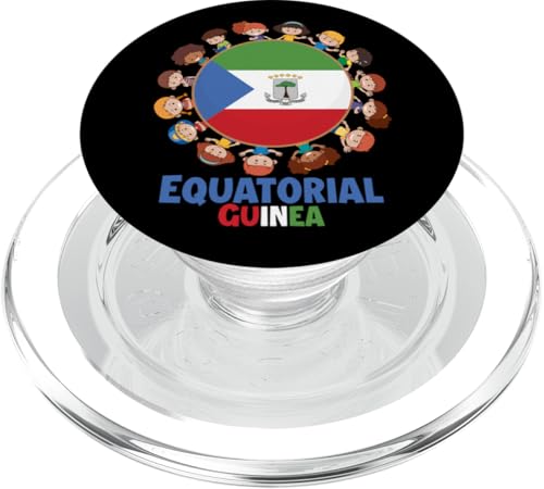 Hispanic Heritage Month Äquatorialguinea Flagge Kind Jungen Mädchen PopSockets PopGrip für MagSafe von Hispanic Heritage Month For Kids Boys Girls