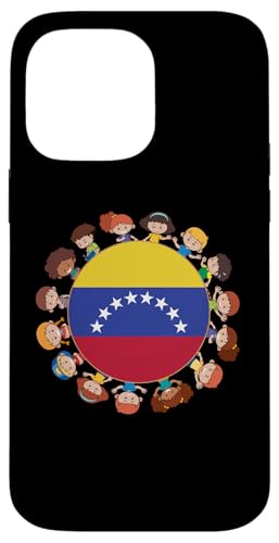 Hülle für iPhone 14 Pro Max Venezuelanische Flagge Hispanic Heritage Month Venezuela Kids von Hispanic Heritage Month For Kids Boys Girls