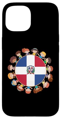 Hülle für iPhone 15 Dominikanische Republik Hispanic Heritage Month Dominicana Kids von Hispanic Heritage Month For Kids Boys Girls