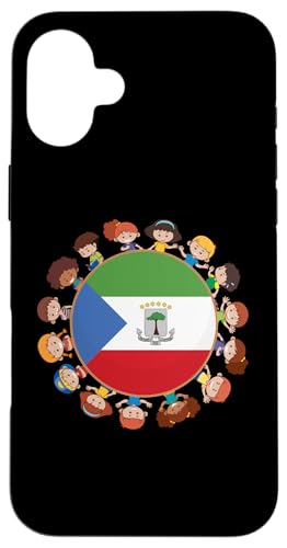 Hülle für iPhone 16 Plus Hispanic Heritage Month Äquatorialguinea Flagge Kind Jungen Mädchen von Hispanic Heritage Month For Kids Boys Girls