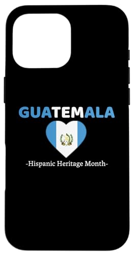 Hülle für iPhone 16 Pro Max Hispanic Heritage Month Guatemala Flagge Guatemaltekische von Hispanic Heritage Month by Daisie's