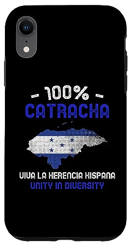 Hülle für iPhone XR 100% Catracha Honduras Flagge Karte Hispanisches Erbe Monat von Hispanic Heritage Month by Daisie's