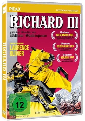 Richard III / Preisgekröntes historisches Königsdrama mit Starbesetzung / Shakespeare-Verfilmung von Laurence Olivier (Pidax Historien-Klassiker) von History Movies