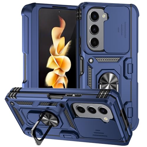 Hitaoyou für Samsung Galaxy Z Fold 5 Hülle, Samsung Z Fold 5 Fall mit Kameraabdeckung Kickstand Military Grade Stoßfeste Heavy Duty Schutz mit Magnetic Car Fall für Galaxy Z Fold 5 von Hitaoyou