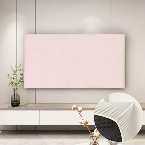 Hixingo TV Schutzhülle für Den, Staubschutz für Fernsehen und Monitor, Elastische TV-Abdeckung, Fernsehschutz Für Zuhause Innenbereich 32 bis 85 Zoll (40-45″ TV,Rosa) von Hixingo