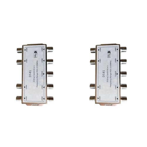 Hlxnyami 2X DS81 8 in Einem Satellitensignal DiSEqC Schalter LNB Receiver Multischalter von Hlxnyami