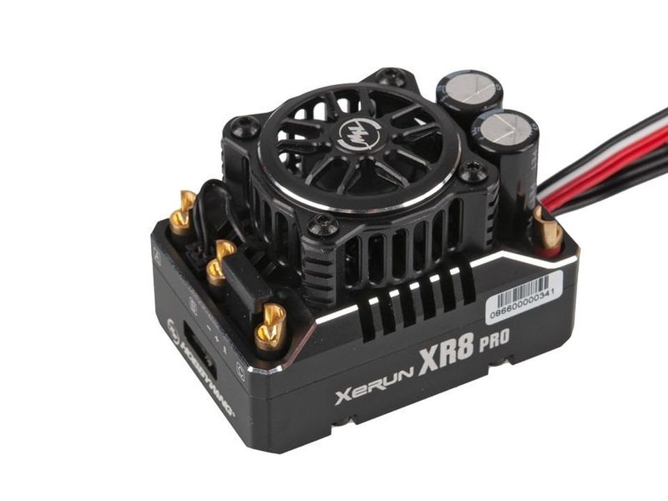 Hobbywing Hobbywing Xerun XR8 Pro G3 Brushless Regler 200A 2-4S LiPo für 1:8 RC-Fernsteuerung von Hobbywing