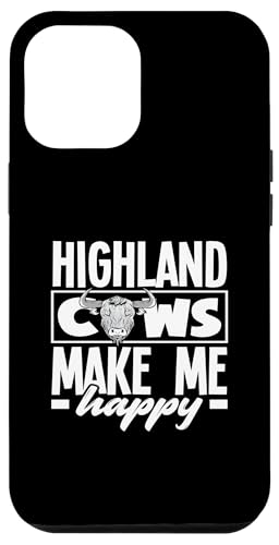 Hülle für iPhone 12 Pro Max Highland Kuh Highland Kühe Machen Mich Glücklich von Hochlandkuh Bauern Züchter Hochlandrind Bekleidung