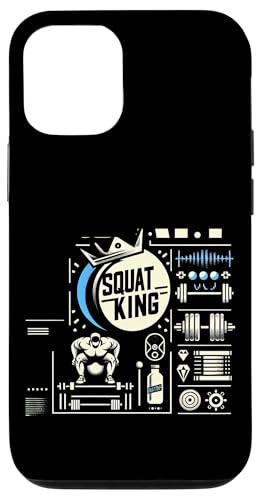 Hülle für iPhone 14 Pro Squat King -------- von Hocken Bekleidung