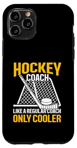 Hülle für iPhone 11 Pro Eishockey-Trainer Papa von Hockey Coach Gifts for Men Women