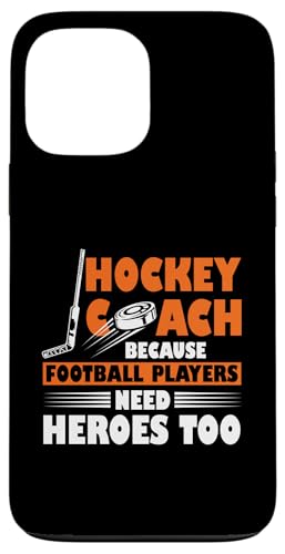 Hülle für iPhone 13 Pro Max Eishockey-Trainer Papa von Hockey Coach Gifts for Men Women