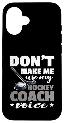 Hülle für iPhone 16 Eishockey-Trainer Papa von Hockey Coach Gifts for Men Women