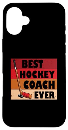 Hülle für iPhone 16 Plus Eishockey-Trainer Papa von Hockey Coach Gifts for Men Women