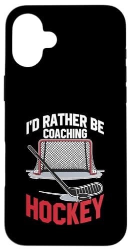 Hülle für iPhone 16 Plus Eishockey-Trainer Papa von Hockey Coach Gifts for Men Women