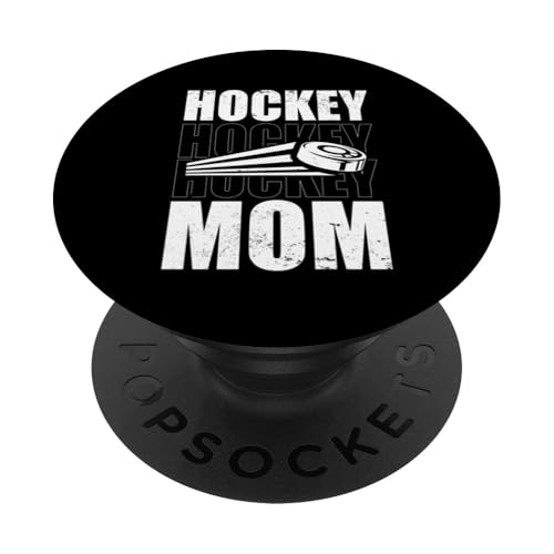 Eishockey Mama PopSockets Klebender PopGrip von Hockey Mom Gifts for Women