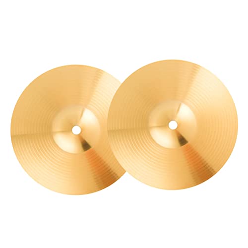 Hoement 2st Becken Trommel Ersatzteil Zubehör Für Musikinstrumente Zubehör Für Jazztrommeln Zubehör Für Trommeln Jazz Drum Fitting Trommelbeschlag Jazz-drum-part Schlagzeug Messing Golden von Hoement