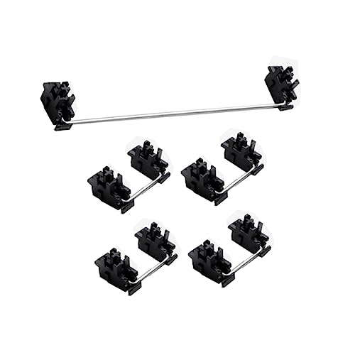 Hoement 4er Set Cherry Satellitenachsen Und 2u Stabilizer Für 60% Und 87% Mechanische Tastaturen Ideal Für Eine Verbesserte Tastenstabilität Und Reaktion von Hoement