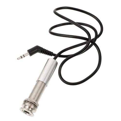 Hoement Zubehör für Tonabnehmer für E-Gitarren elektrische Bassgitarren Gitarreneffektkabel gitarrenkabel guitar cable Pickup-Stromkabel Zubehör für Gitarren-Bass-Tonabnehmer Pickups Black von Hoement