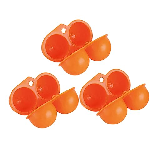 Hohopeti 3St Organizer zur Aufbewahrung von Eiern egg tray mini eierschachtel Eierbox für sicheren Transport Eierkarton Camping Außencontainer tragbare Eierkiste Picknick-Eier-Karton von Hohopeti