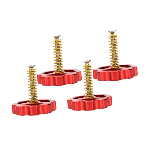 Holibanna 4 Stück Drucker-heißbettschrauben, Muttern, Kompressionsform, Matrizenfedern, Schrauben, Muttern von Holibanna