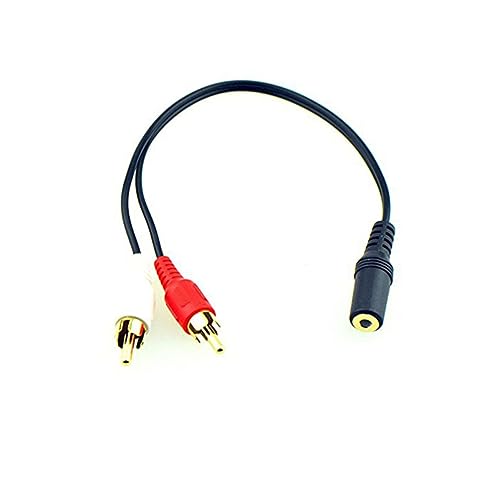 Holibanna Stereo Y Kabel Adapter Mit Vergoldetem X Männlich Kompatibel Mit Hifi Anlagen Tragbaren CD Playern Playern Audioverbindung Holibanna Stereo Y Kabel Adapter Mit Vergoldetem X Männlich Kompatibel Mit Hifi Anlagen Tragbaren CD Playern Playern Audioverbindung von Holibanna