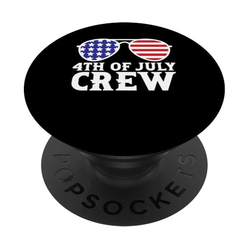 4. Juli Crew USA Patriotic PopSockets Klebender PopGrip von Holiday/4th of July