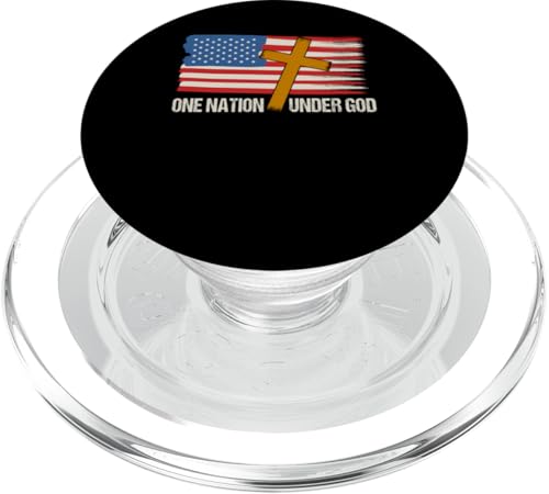 Amerikanische Flagge und amerikanischer patriotischer Glaube Christian PopSockets PopGrip für MagSafe von Holiday/4th of July