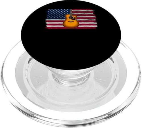 Gitarre 4. Juli Patriotische amerikanische Flagge USA PopSockets PopGrip für MagSafe von Holiday/4th of July