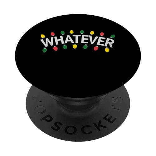 Weihnachtsbeleuchtung: Was auch immer für lustige Weihnachtsstimmung PopSockets Klebender PopGrip von Holiday 365