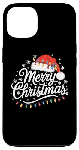 Hülle für iPhone 13 Frohe Weihnachten Lichter Rot Weihnachtsmann Hut Xmas Familie Weihnachten von Holiday Season Graphic Christmas Shirts