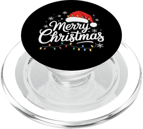 Weihnachtsmütze, Weihnachtsmannmütze, Rot PopSockets PopGrip für MagSafe von Holiday Season Graphic Christmas Shirts